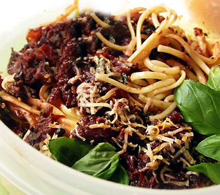 Thai Basil Spaghetti Thai Basil Spaghetti picture